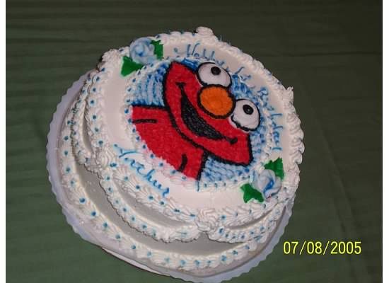 Elmo Cake