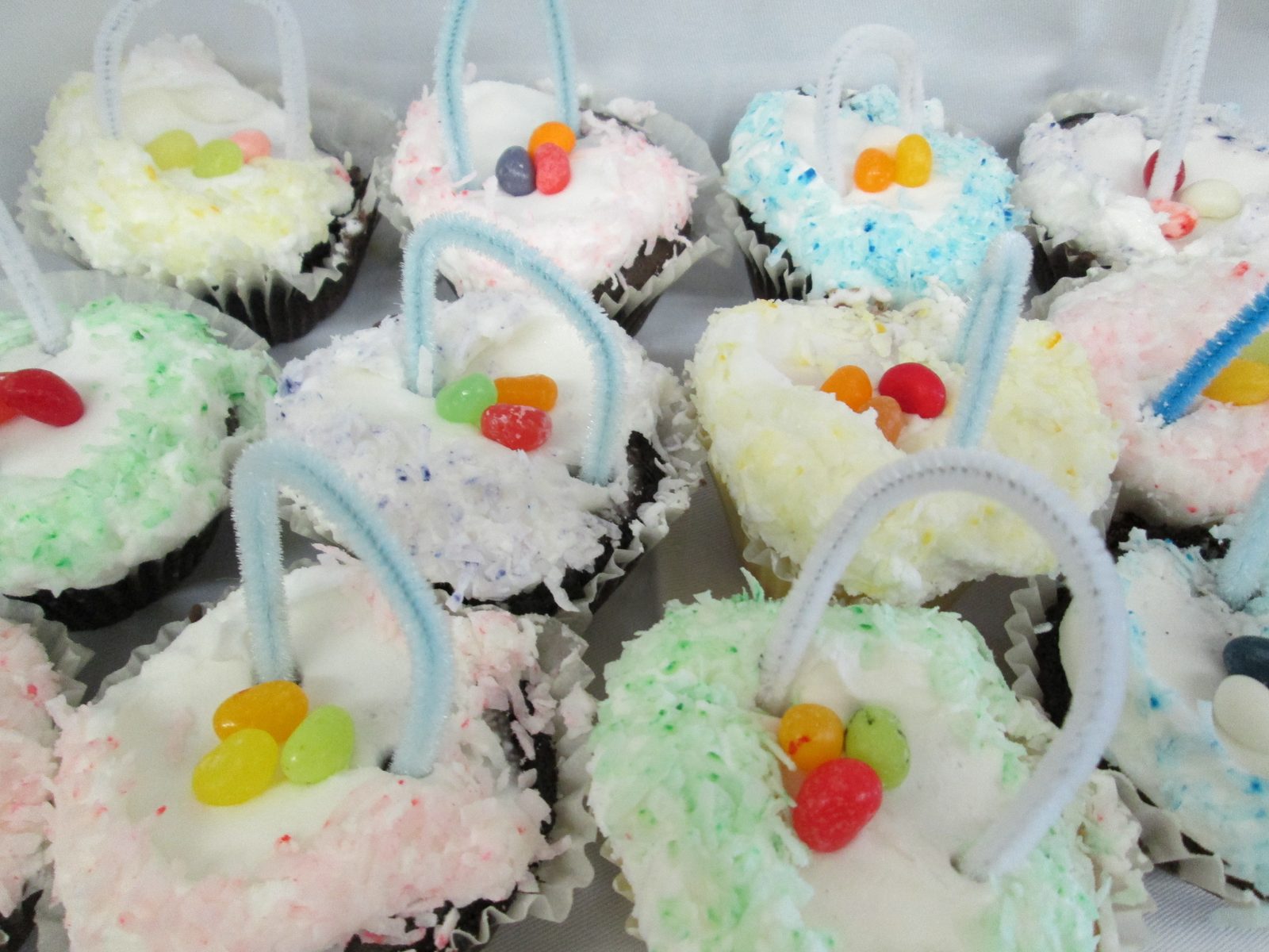 Easter Basket Cupcakes